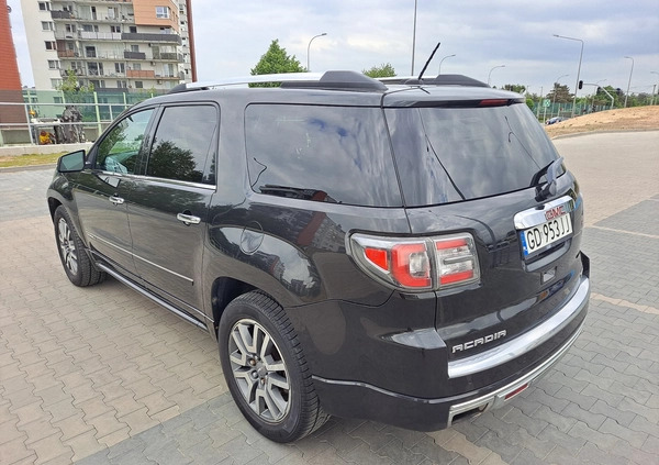 GMC Acadia cena 50000 przebieg: 107200, rok produkcji 2013 z Gdańsk małe 529